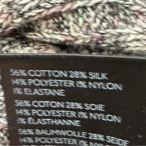 Pilcro Knit Tank Top Sleeveless Ribbed Gray Marled Silk Blend Women’s XL - Picture 5 of 6